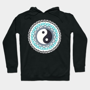 Mandala Yin and Yang, variant 1 Hoodie